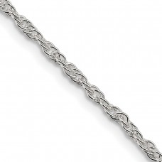 Jewelryweb Sterling Silver Chain Necklace - 24 Inch - 1.9mm - Lobster Claw