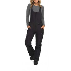 Arctix Womens Essential Insulated Bib Overalls, Black, 1X