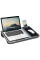 LapGear Home Office Lap Desk with Device Ledge, Mouse Pad, and Phone Holder - Silver Carbon - Fits Up to 15.6 Inch Laptops - Sty