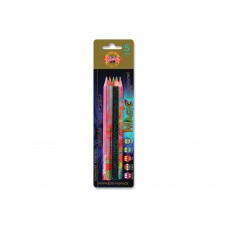 Koh-I-Noor MAGIC 3406 Jumbo Special Coloured Pencil in Blister Pack