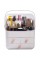 Haturi Makeup Organizer, Waterproof&Dustproof Cosmetic Organizer Box with Lid Fully Open Makeup Display Boxes, Skincare Organize