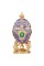 Outdoor Living and Style Royal Fleur De Lis Embellished Easter Egg - 6.5' - Purple and Gold