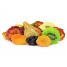 It's Delish Dried Mixed Fruit with Prunes , 5 lbs Bulk | Snack, Apricots, Plums, Apple Rings, Nectarines, Peaches, Pears, Kiwi Slices