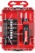 CRAFTSMAN RATCHETING SCREWDRIVER, 44PC Red