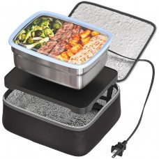 skywin portable oven and lunch warmer - personal food warmer for reheating meals at work without an office microwave