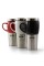 Mr. Coffee Traverse 16 Ounce Stainless Steel and Ceramic Travel Mug in Assorted Colors, Set of 3