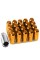 DNA Motoring LN-ZTL-9020-125-OR 20-Piece M12 x 1.25 Aluminum Alloy Wheel Lug Nuts + Deep Drive Extension (Orange)