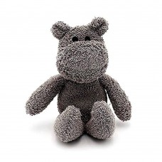 Thermal-Aid Zoo - Microwavable Stuffed Animal - Happy The Hippo - Kids Hot and Cold Relief