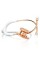 MDF Instruments MDF RoseGold MD One Stainless Steel Stethoscope, Adult, White Tube, RoseGold Chestpieces-Headset, MDF777RG29