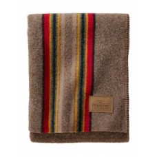 Pendleton Yakima Camp Wool Throw Blanket, Mineral Umber, One Size