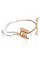 MDF Instruments MDF RoseGold MD One Stainless Steel Stethoscope, Adult, White Tube, RoseGold Chestpieces-Headset, MDF777RG29