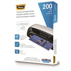 Fellowes Thermal Laminating Pouches, Letter Size 9 x 11.5-Inches, 3 mil, 200 pack (5743401)